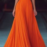VESPERINA | V-LEIKKAINEN HALTERI PLISSE MAXI-MEKKO