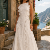 Della | Elegantti Kirjailtu Maxi Mekko