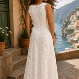 Della | Elegantti Kirjailtu Maxi Mekko