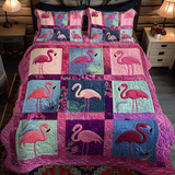 Flamingo Paratiisi 3-osainen Vuodevaatesetti