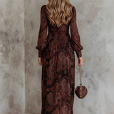 ELOISE | PAISLEY ZIP-WAIST MAXI MEKKO