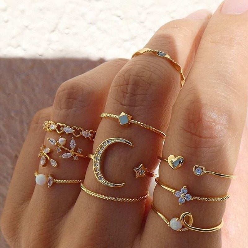 BOHEMIAN RING PACK (10 KPL)