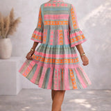 Aurabelle™ Ajaton Vintage Grace Midi Mekko