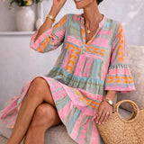Aurabelle™ Ajaton Vintage Grace Midi Mekko
