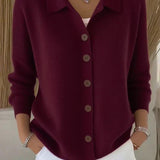 Napillinen Polo-kauluksellinen Cardigan Isabelle