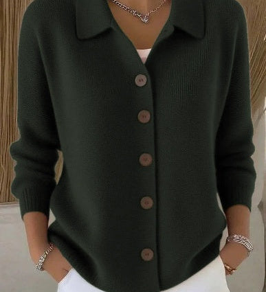 Napillinen Polo-kauluksellinen Cardigan Isabelle