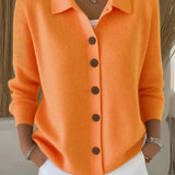 Napillinen Polo-kauluksellinen Cardigan Isabelle