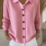 Napillinen Polo-kauluksellinen Cardigan Isabelle