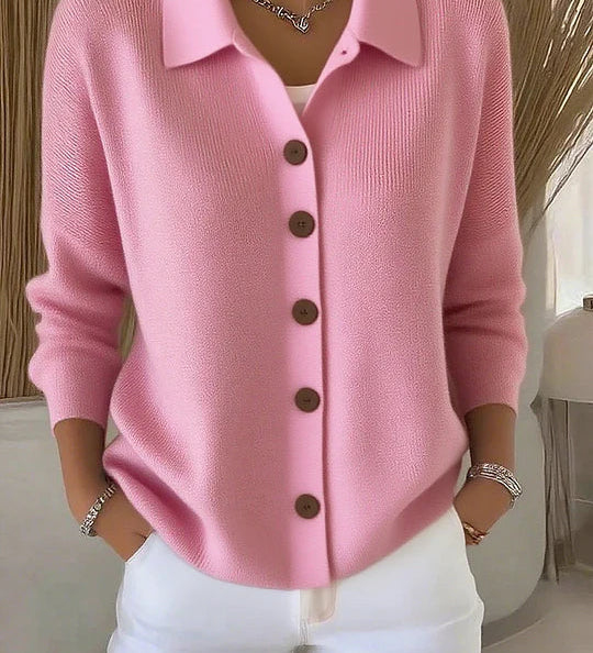 Napillinen Polo-kauluksellinen Cardigan Isabelle
