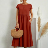 Gabrielle™ — Fluid Midi Mekko Ajaton Eleganssi