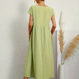 Gabrielle™ — Fluid Midi Mekko Ajaton Eleganssi