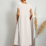 Gabrielle™ — Fluid Midi Mekko Ajaton Eleganssi