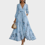 Rowella | Elegantti Pleatattu Maxi Mekko