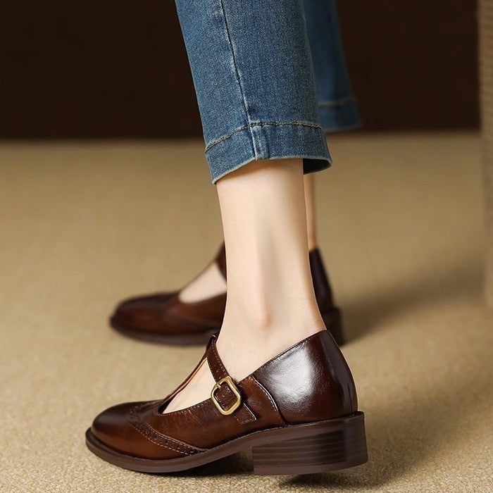 YSOLENNE | ELEGANTTI T-BAR MARY JANES