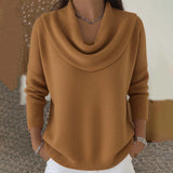 Draped Col Bénitier -paita Christine