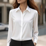 Luna | Naisten Elegantti Silkkipaita Ajaton