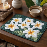 Yksittäinen Plumeria-pöytäliina