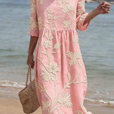 Kerry | Brodeerattu Vintage-mekko