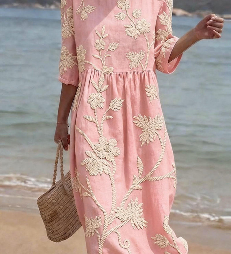 Kerry | Brodeerattu Vintage-mekko