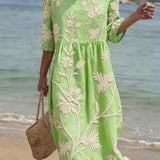 Kerry | Brodeerattu Vintage-mekko