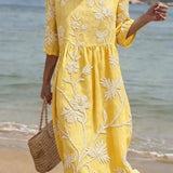 Kerry | Brodeerattu Vintage-mekko