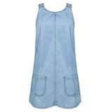 Saylor | Rentoutunut Denim-tyylinen Mekko