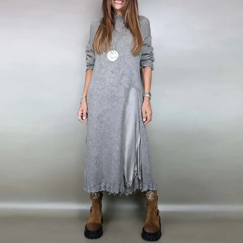 EVALINA | ELEGANTTI NEULOS- JA PITSIKAKSIOSAINEN ASUSTE