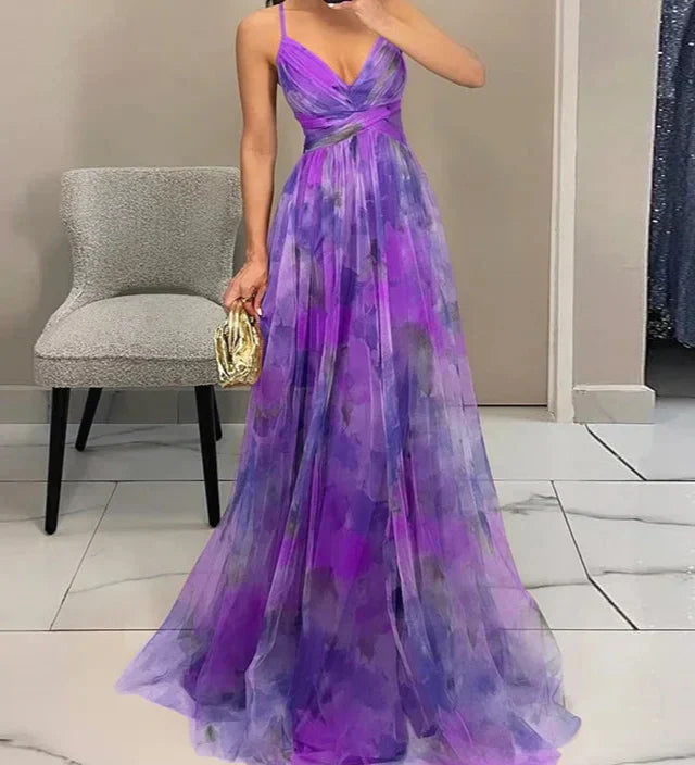 Madeline | Kukallinen Maxi Mekko Vaivattomaan Eleganssiin