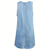Saylor | Rentoutunut Denim-tyylinen Mekko