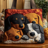 Snuggle Dachshunds -olkalaukku
