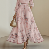 Rowella | Elegantti Pliseerattu Maxi Mekko