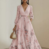 Rowella | Elegantti Pliseerattu Maxi Mekko