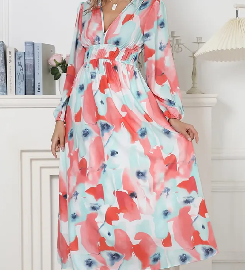 Celine | Naisten mekko kukkakuviolla