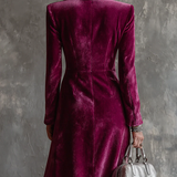 Amelia | Samettinen Blazer-mekko