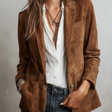 Marcelle | Vintage Ruskea Bleiseri