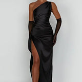 ARALUEN | DRAPE SATIN ILLALLISMEKKO