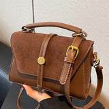 ALWINA™ - TRENDIKÄS KONTRASTIOMPELU OLKAPUSSI