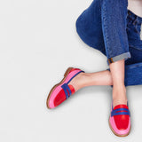 VIVIAN - VÄRIKKÄÄT PATCHWORK LOAFERIT
