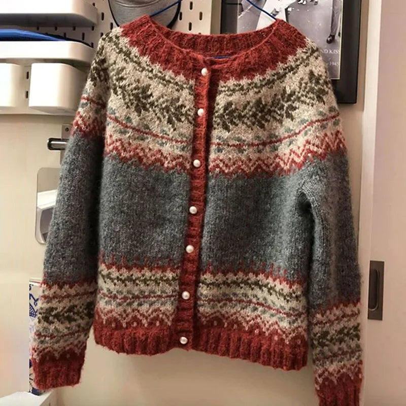 TASHA | VINTAGE ISLANTILAINEN NEULETAKKI