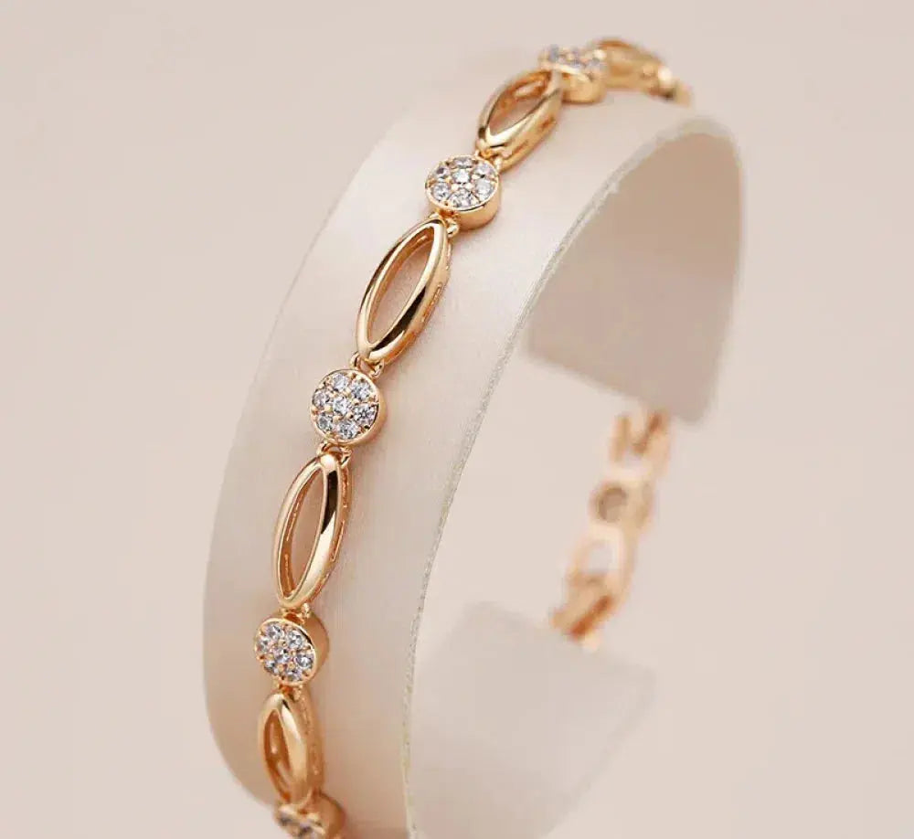 KULTAINEN ZIRKONIA AKSESSI BRACELET