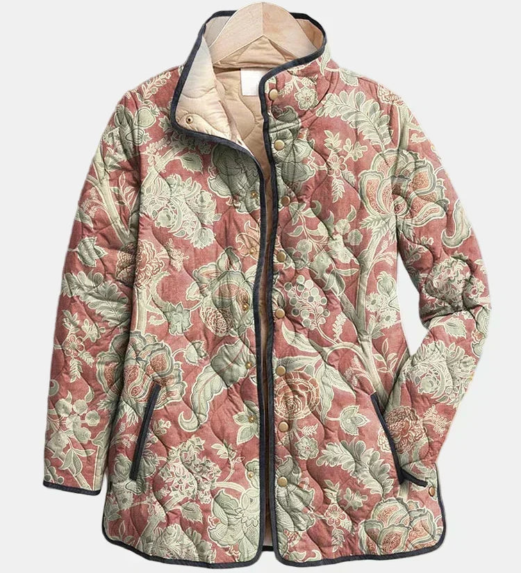 OLIVIA | Vaatimaton Damask Terrakotta Takki Pauline