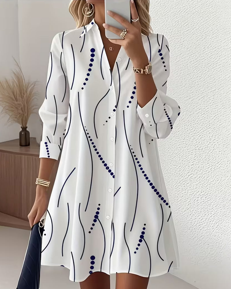Claudine™ — Elegantti ja virtaava paitamekko