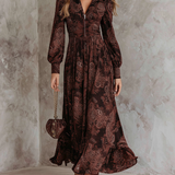 ELOISE | PAISLEY ZIP-WAIST MAXI MEKKO