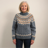 Korkea Kaulus Jacquard Christine