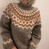 Korkea Kaulus Jacquard Christine
