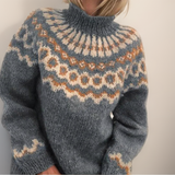 Korkea Kaulus Jacquard Christine