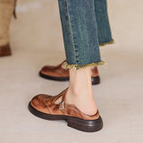 TALVANNA | ELEGANTTI ARKILEATHER MARY JANES