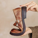 TALVANNA | ELEGANTTI ARKILEATHER MARY JANES