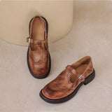 TALVANNA | ELEGANTTI ARKILEATHER MARY JANES