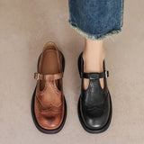 TALVANNA | ELEGANTTI ARKILEATHER MARY JANES